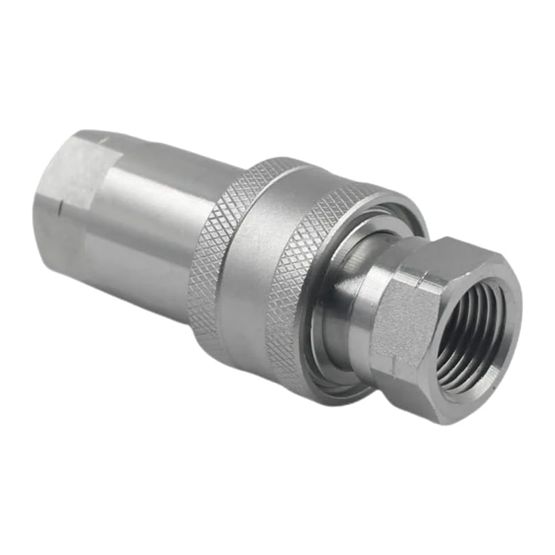 2X Quick Release Fitting ISO7241-A NPT Hydraulic Coupling Connector 1/2Inch Quick Change Interface