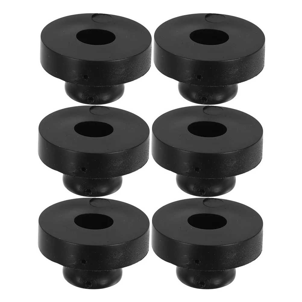 6Pcs Universal Lawn Mower Fuel Tank Switch Seat Replacement Fuel System Part Gas Tank Grommet Bushing Rubber Bushings Kits