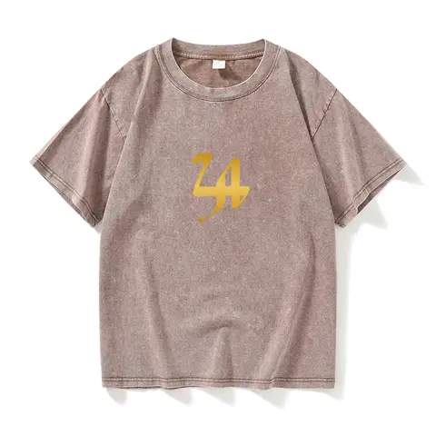 เสื้อบาสเก็ตบอลทีมเลเกอร์สของแท้สำหรับผู้ชาย ผ้าฝ้ายแท้ สีดำ ลายโคบี้ 24 รุ่นพิเศษ ทรงหลวม สวมใส่สบาย