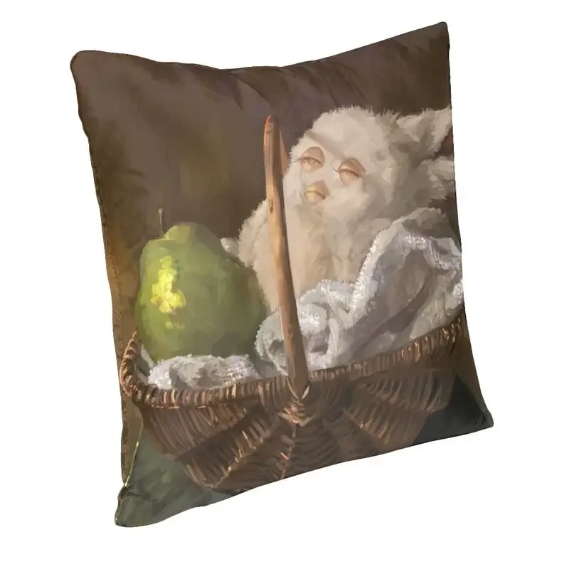 Scandinavian still life Furbys sofa pillow cover velvet cartoon animal robot throw in living room pillowcase