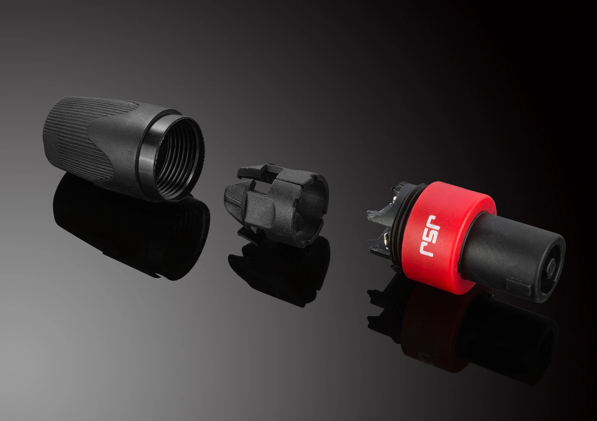 Pure Copper NL4 4-Core Speaker Ohm Banana Plug – Screw-Locking, Solder-Free Connector for Power Amplifier to Speaker Wire