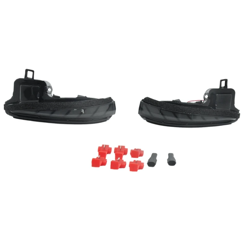 

Car Rearview Mirror LED Turn Signal Lights With Wiring Harness Deul Clour Indicator Lights For Lexus LM 2019-2022