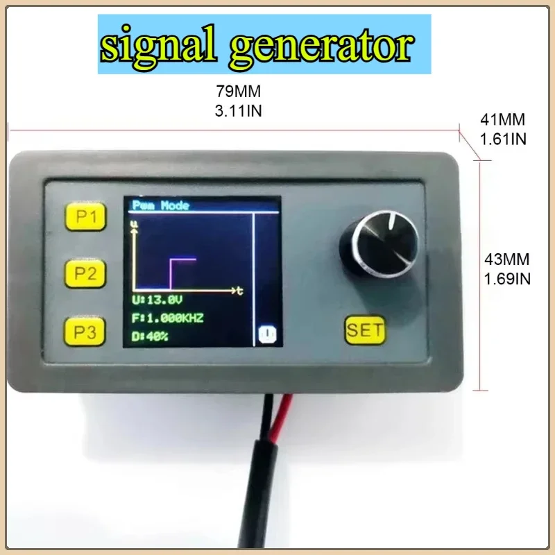 Portable signal generator PWM pulse adjustable module sine wave 0/4-20mA, 0/2-10VRS485