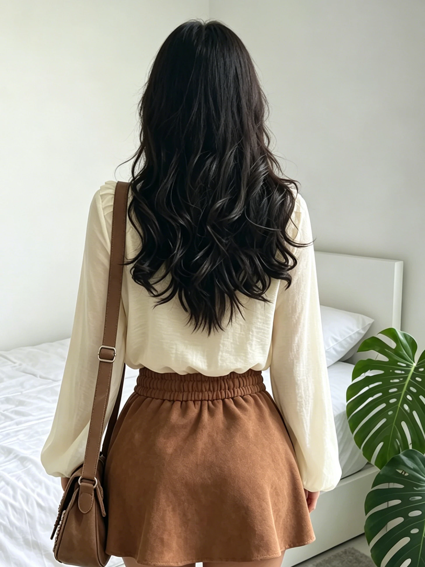 Summer Sheer Poet Shirt Women Loose Long Sleeve Blouse, Ruffle Deep V Neck Elegant Casual Top for Beach Vacation Date Party Outf