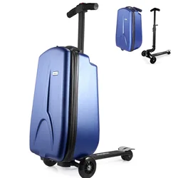 Ins 2 in1 IUBEST children's scooter suitcase large-capacity riding suitcase birthday gift luggage case