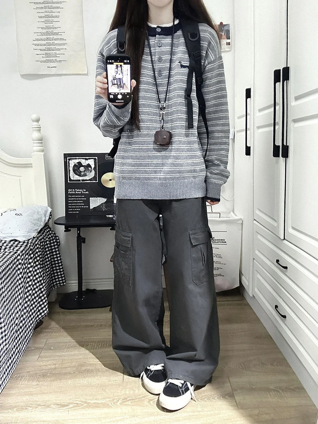 Miu Women's Loose Fit Knitted  - Embroidery Online review and price