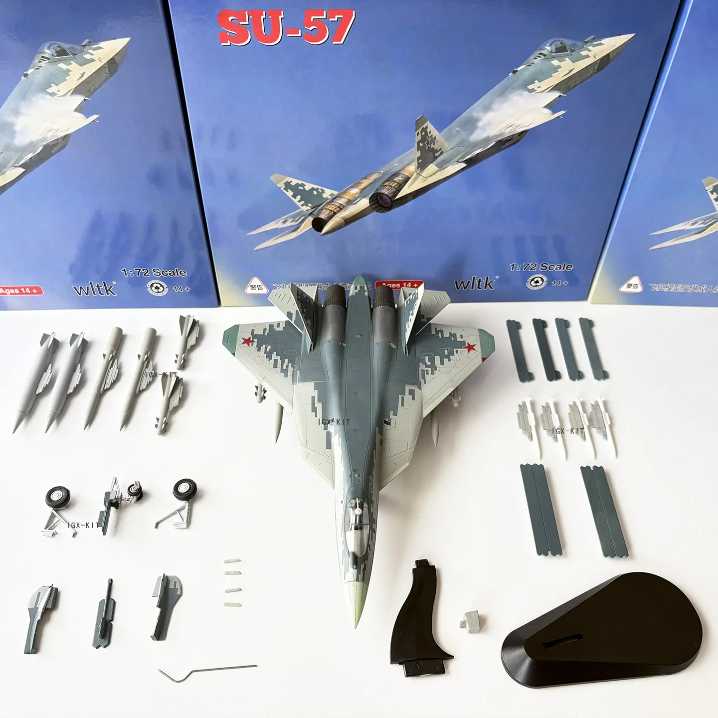 

Масштаб 1/72, литая под давлением модель истребителя SU57, детальный сплав, коллекционная русская коллекция самолетов