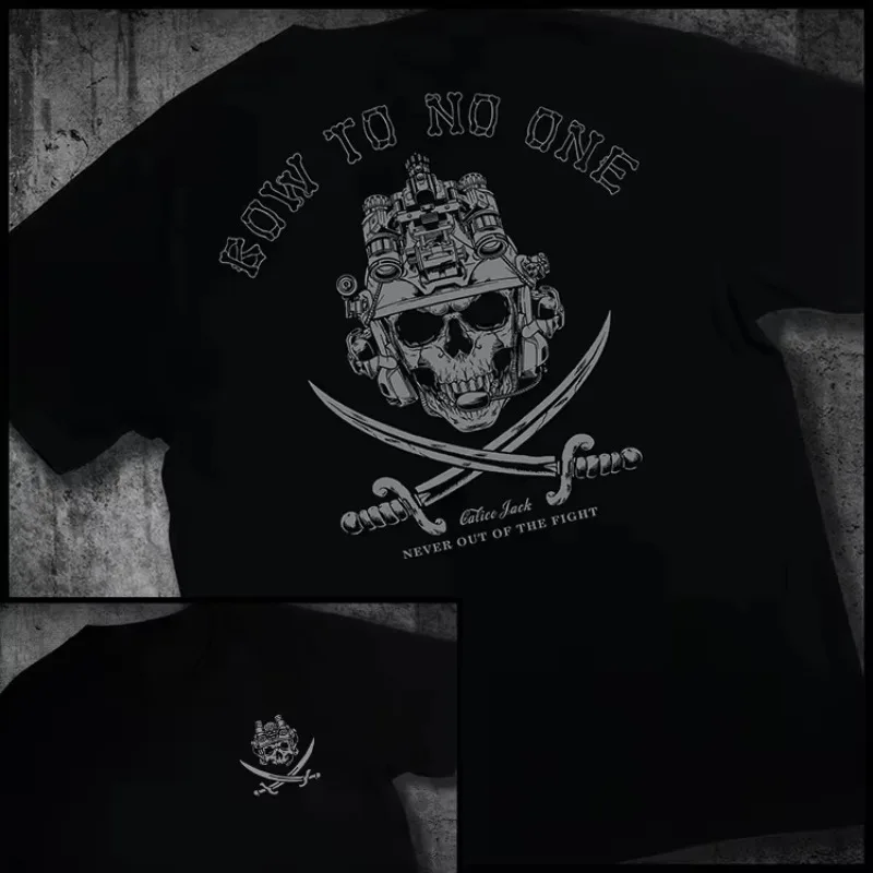 

2025 New DEVGRU Special Forces SEAL Team T-shirts Six Tactical Army Fan Tough Guy Printed Pure Cotton T-shirt Round Neck Loose