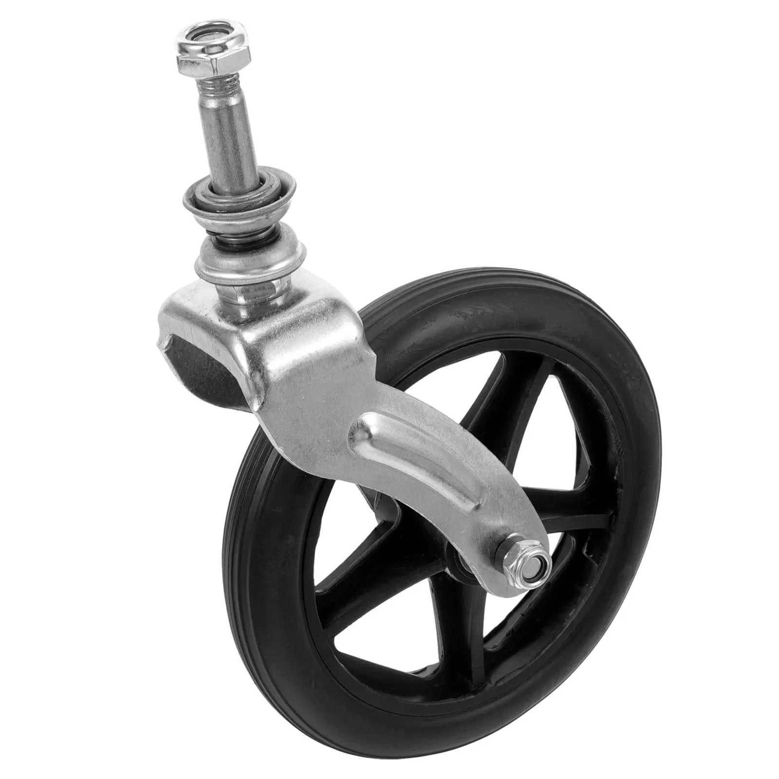 

1Set Wheelchair Front Wheel with Reinforced Fork Bracket and High Grade Bearing for Smooth Operation Stability Upgrade