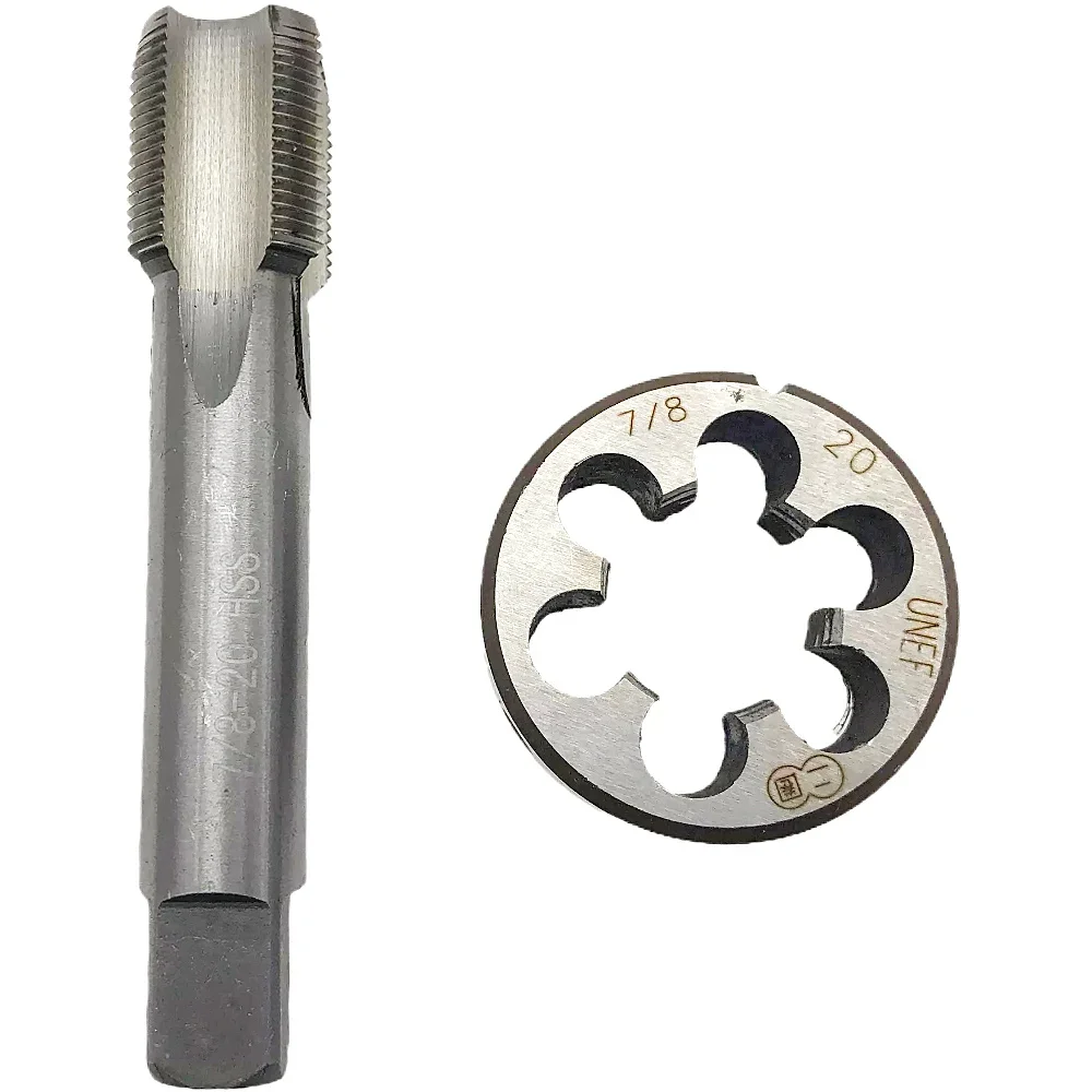 7/8-20 UNEF Tap & Die RH 7/8x20 Tap Die Set Right Hand HSS High Speed Steel 7/8 - 20 Tap Set 7/8 X 20 Threading Tool Hand Tools