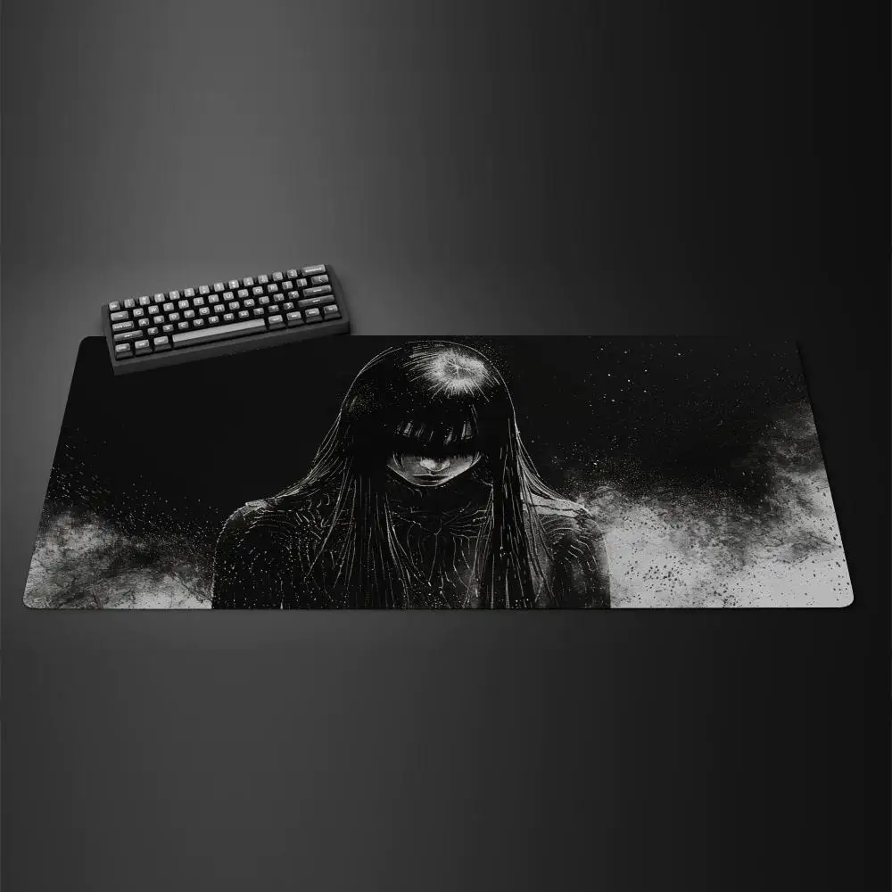 

Dark Style Themed Pattern Mouse Pad Large Rubber Anti-slip PC Desk Accessories Mousepad for Offices and Gamer Keyboard Decor Mat