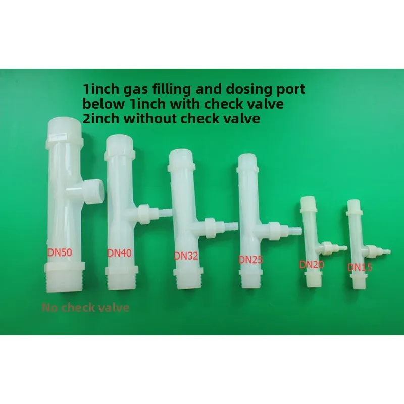 PVDF Jet Device High Temperature Corrosion-Resistant Acid And Alkali Water Ejector Venturi Tube Ozone Mixer114