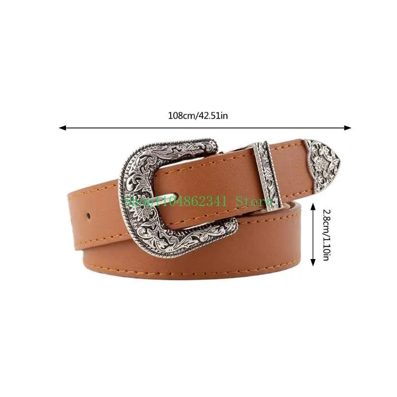 5ASD Cowgirl пояс леопардовый припечаток пояс стильный горячий ретро для джинсов платье
