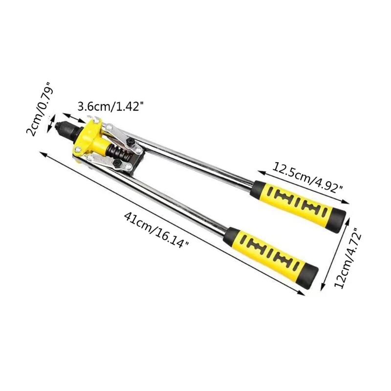 Rivet Guns Manual Double Handle Labor Saving Pull Guns Alloy Heavy Tools Dropsale