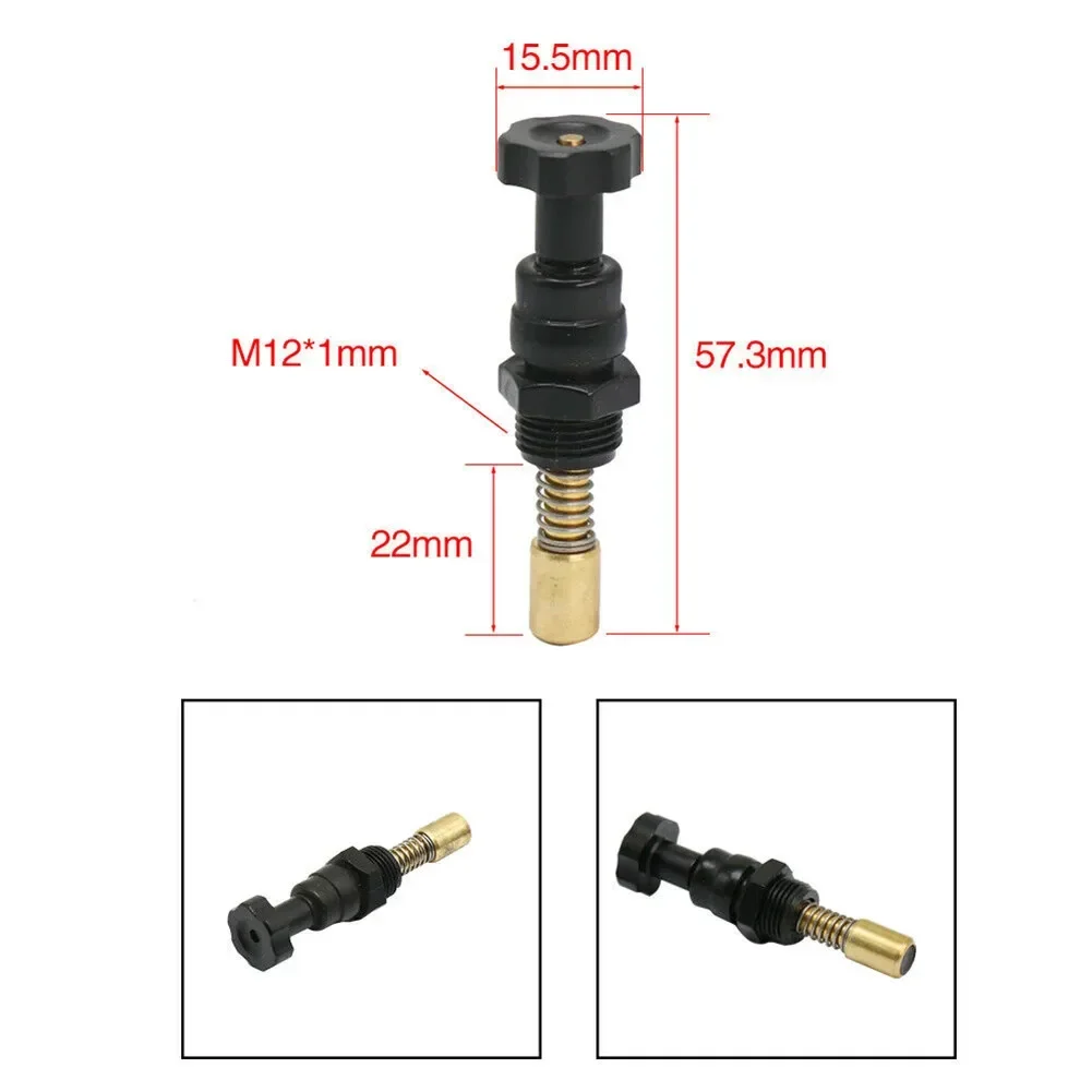 Motorcycle Choke Parts Plunger Replacement Starter Switch Black Carburetor For PE/Carburetors Manual Throttle Valve