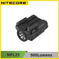 NITECORE NPL25 Compact Tactical Light Shine Far 900 Lumens LED Army Weapon Tactical Flashlight for Pistol Airsoft Picatinny Rail