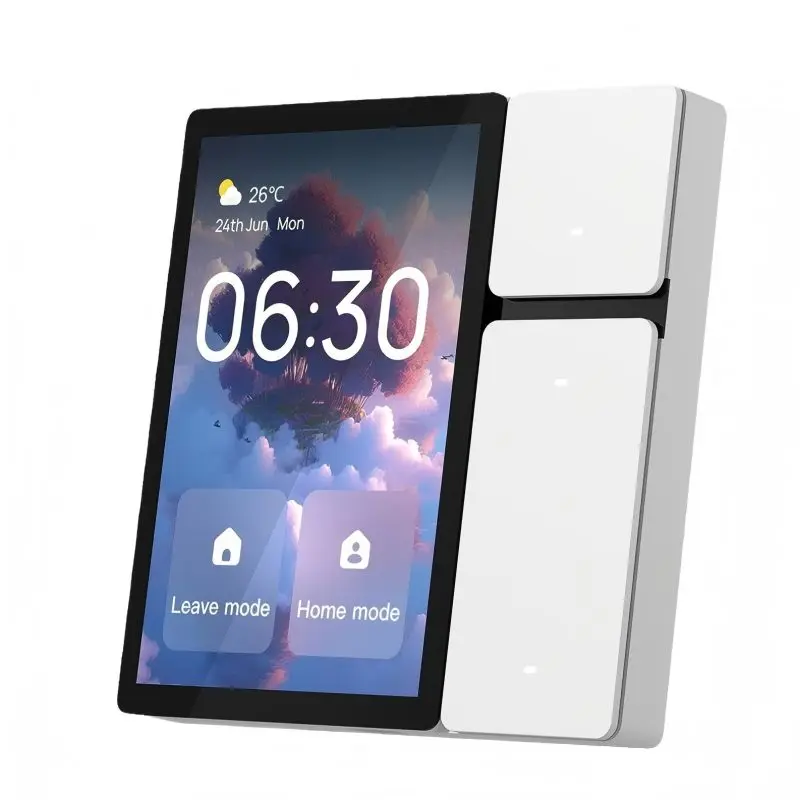 

Мини-умная настенная панель с ЖК-дисплеем 3,5 дюйма, Wi-Fi, ИК-пультом, 3-канальным реле, контроллером домашней автоматизации