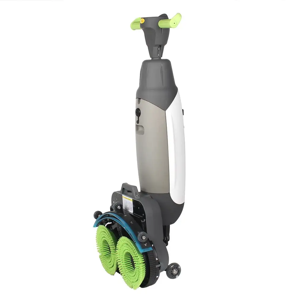 Raizi 220 В с двойной щеткой для мытья полов для ручной скруббера для пола, стиральная машина для чистки пола