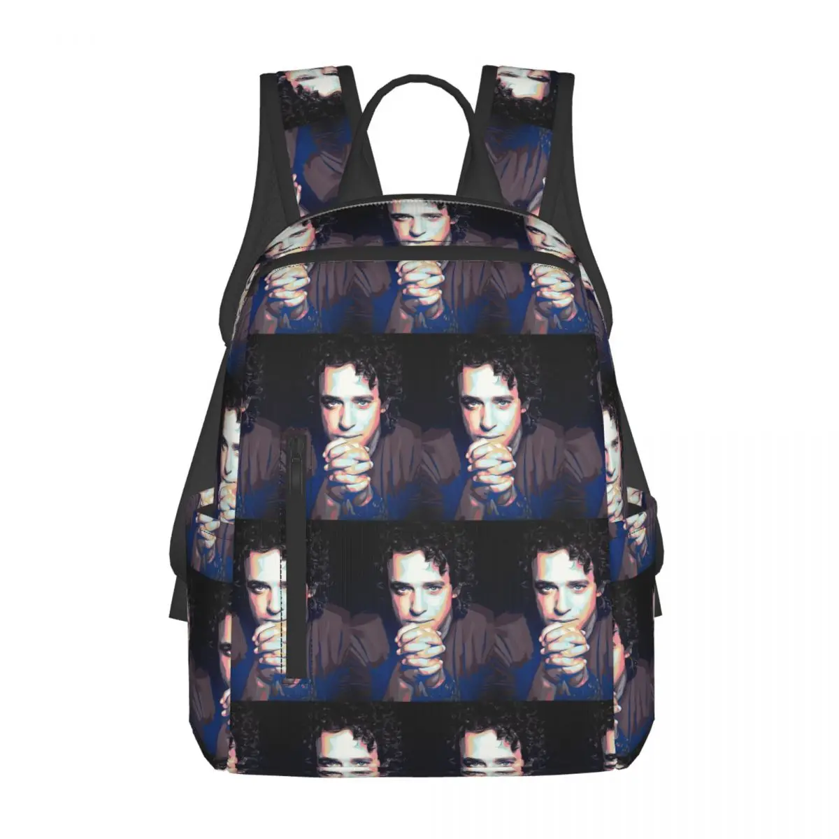 

Gustavo Cerati Music Backpack Daypack Large Capacity Kids BookBag School Bag Shoulder Bags for Men Women