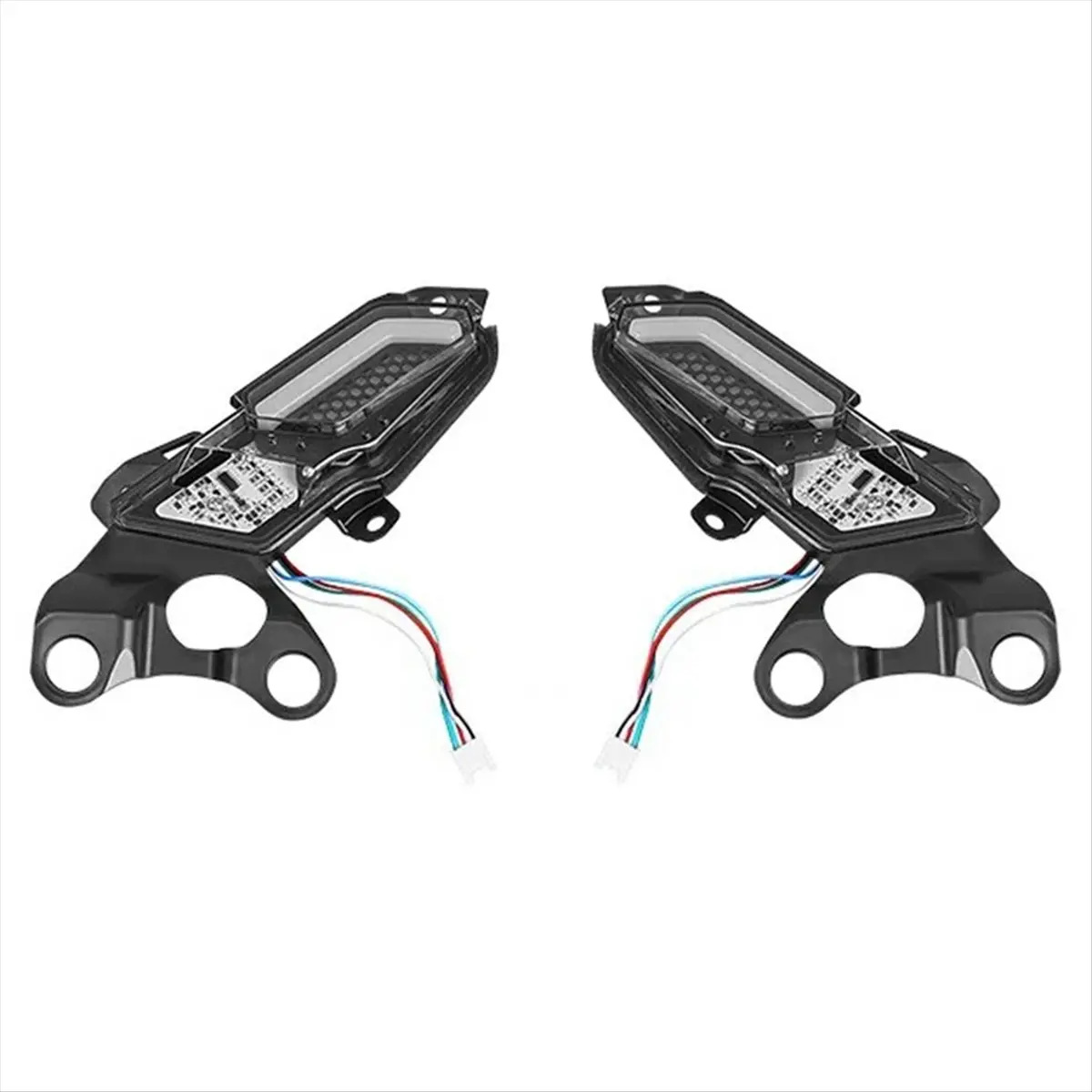 *N21R For Yamaha XMAX300 2023 2024 Motorcycle Turn Signals Assembly Daytime Running Lights APP Control Color Change A
