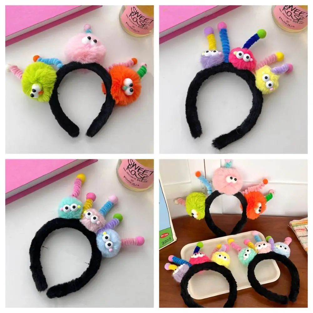 

Fashion Hair Accessories Ugly Doll Headband Korean Style Plush Funny Hair Hoop Headpiece Hairbands Cartoon Hair Hoop Outdoor