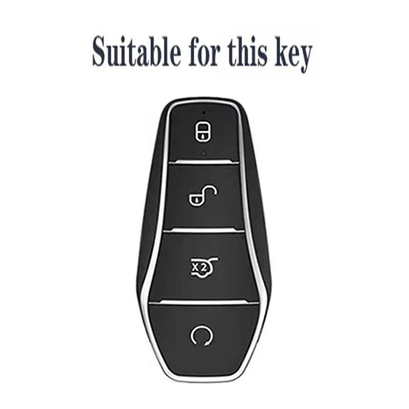 TPU Car Remote Key Case Remote Key FOB Shell for BYD Atto 3 Han EV Dolphin Song PRO Max Tang DM Yuan Dolphin E2 Qin PLUS