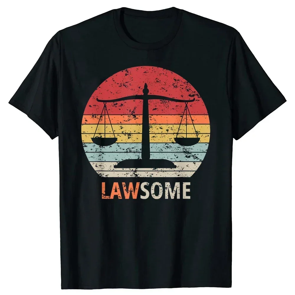 Summer Style Graphic Cotton Streetwear Lawyer science chemistry Gifts Lawsome Lawyer Paralegal Attorney Vintage T Shirts 2024