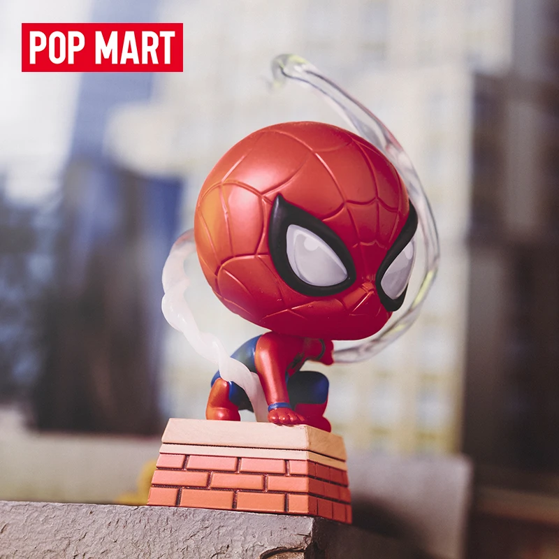 POP MART Spider and Venom Series Blind Box Toys Mystery Box Mistery Caixa Action Figure Surpresa Cute Model Birthday Gift