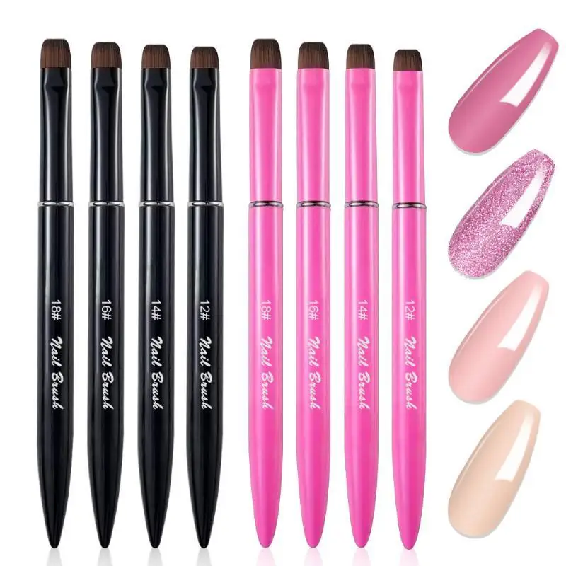 3 in 1 New French Nail Brush,with Multi-function Brush Head-Fine Nail Brush,Suitable for Gel and Acrylic Nails,Precise Cleaning