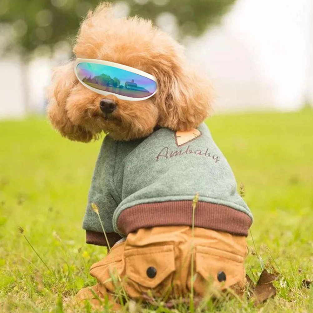 

Pet Goggles Dog Sunglasses Small Breed Waterproof Windproof UV400 Plastic Accessories for Cats Dogs Outdoor Sports Glasses