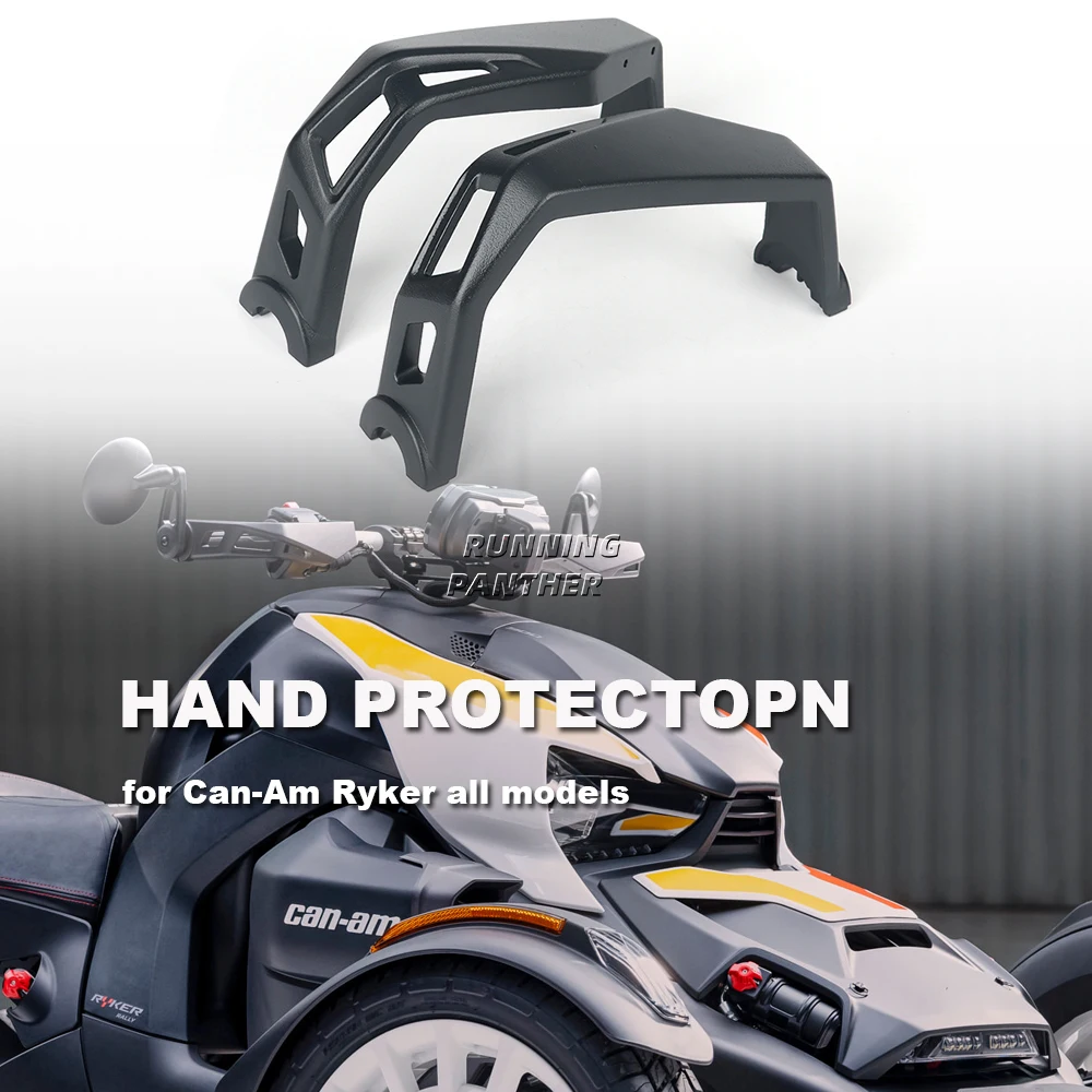 New For Canam Ryker Accessories Hand Guard Handguard Handlebar Protector Kit For Can-Am Ryker 600 900 Sport Rally All Models