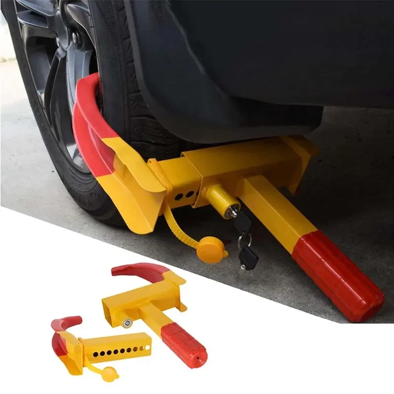 Anti-Theft Tire Wheel Clamp Lock for Car Truck Trailer, Heavy Duty Tire Claw, Portable Universal Vehicle Security Tool