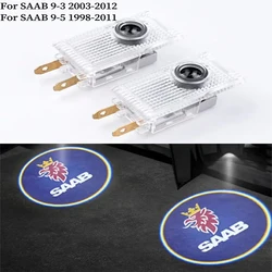 2X Universal Wireless For Saab 9-3 93 2003-2012 Saab 9-5 95 1998-2011 LED HD Lamp Shadow Projector Laser Shadow Lamps Car Goods