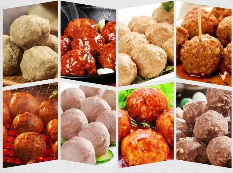 Automatic Industrial Small Fishball Beef Stuffed Fish Meatball Maker Mold Former Forming Beater Product Making Meat Ball Machine