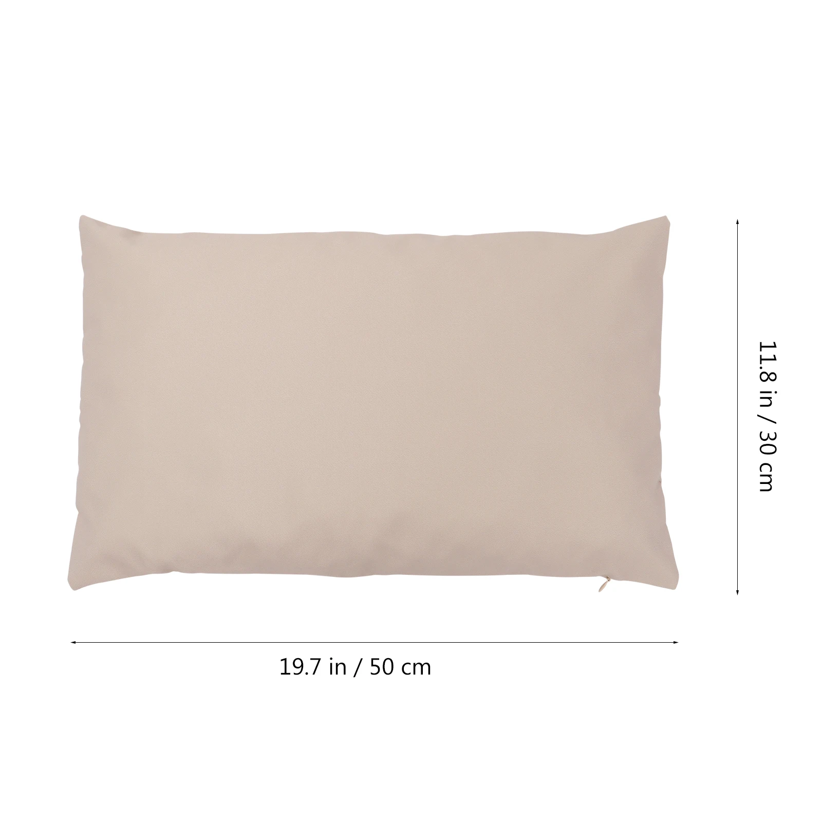 

2 pcs Waterproof Pillow Covers Outdoor Cushion Smooth Zipper Polyester Material Car Pillowcase Decorative Effect