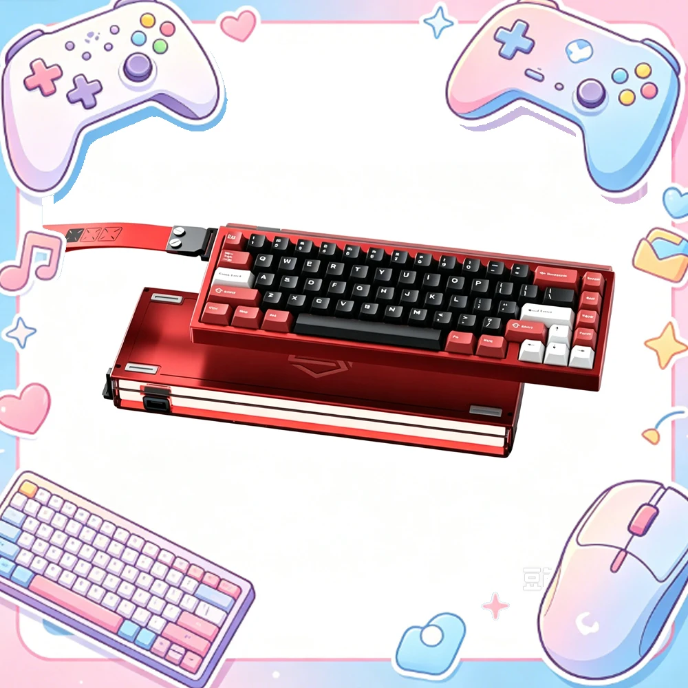 PMO GP68 Pro Ultra Magnetic Switch Keyboard RGB 8000Hz 0.08MS RT 0.005mm Aluminum Gaming Custom Mechanical Keyboard Hot-Swap