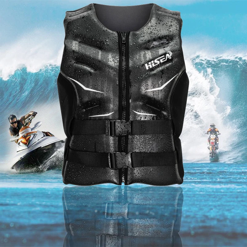 HISEA Life Jacket Professional Adult High Buoyancy Vest For Drifting Boats, Sea Fishing, Swimming, Snorkeling, And Airship