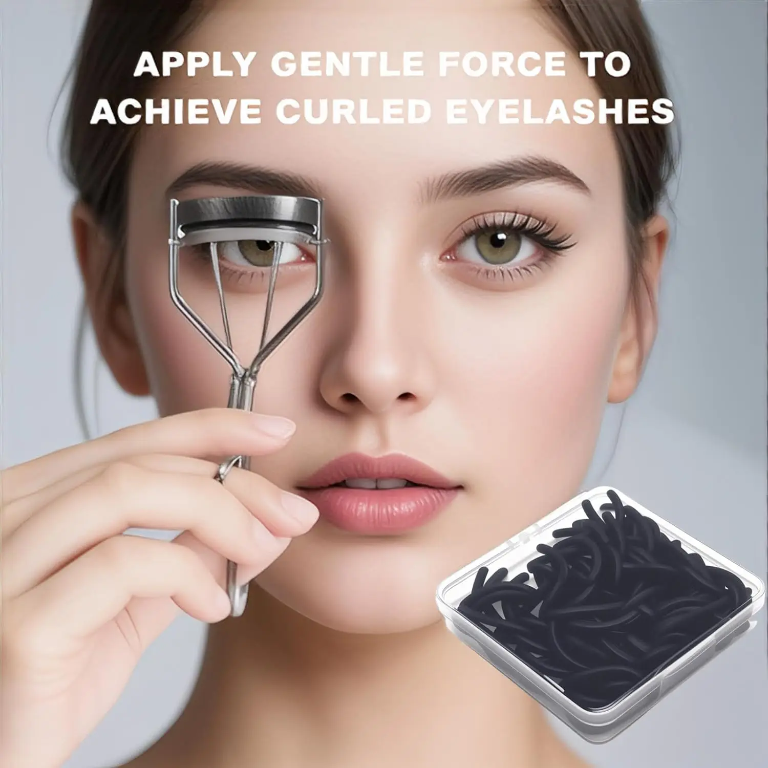 80PCS Eyelash Curler Refills - High Elasticity Silicone Pads for Tweezerman, Latex-Free & Hypoallergenic Replacement - view 3