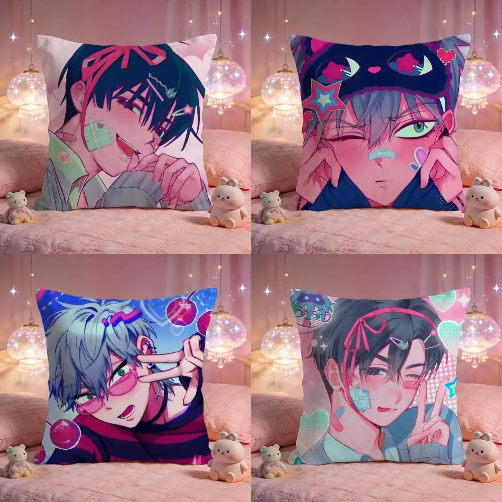 a-Alien Stage anime Cushion Cover Premium Comfort Reversible Pillow Cove -Two in One Design for Any Room & Car Interior