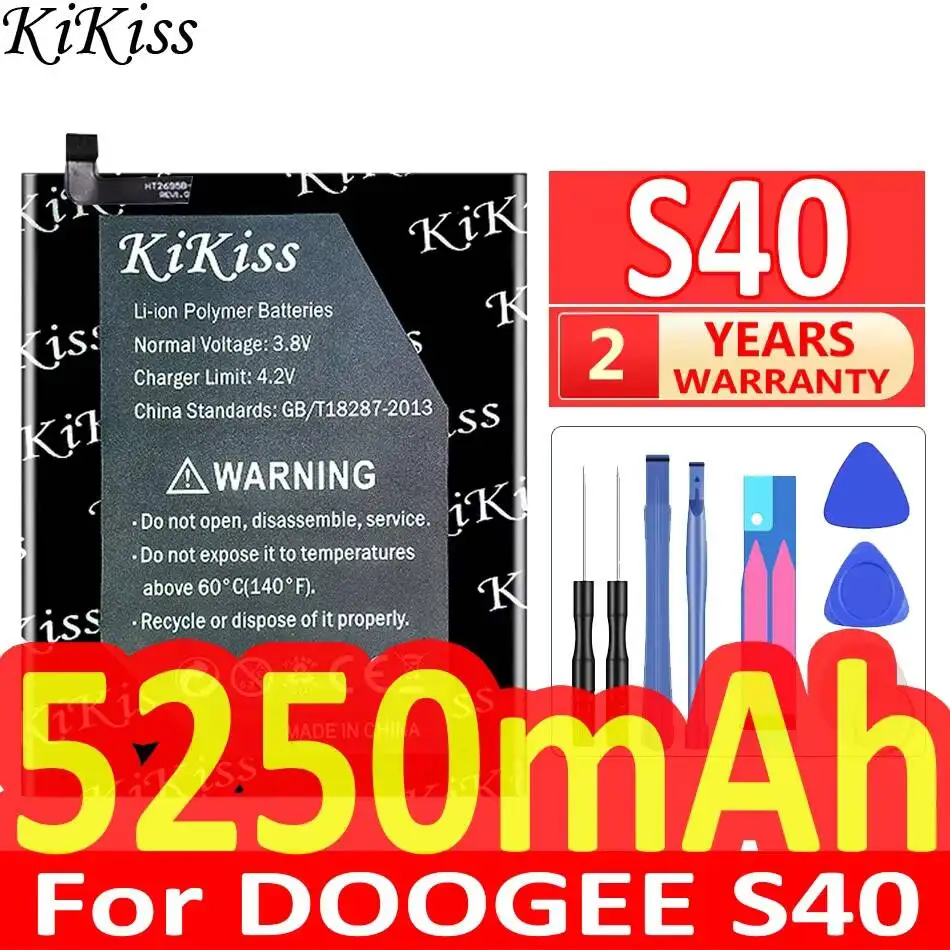 Long-Lasting 5250mAh Mobile Phone Battery For Doogee S40