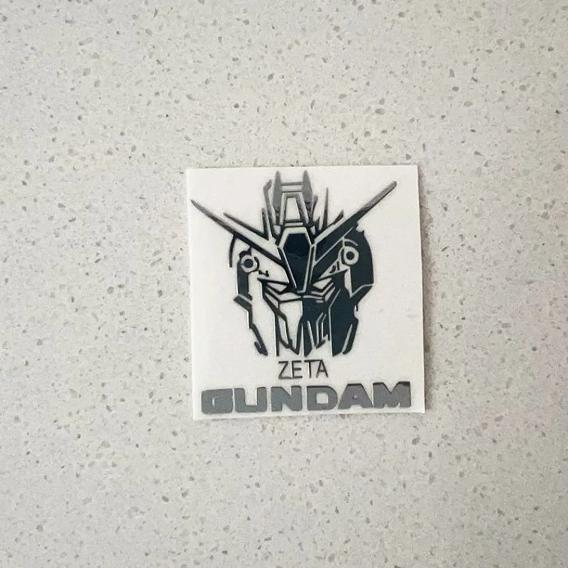 New Gundam Metal Stickers Anime Action Figure Cartoon Waterproof Graffiti Sticker Phone and Laptop Car Decoration Christmas Gift - Image 6