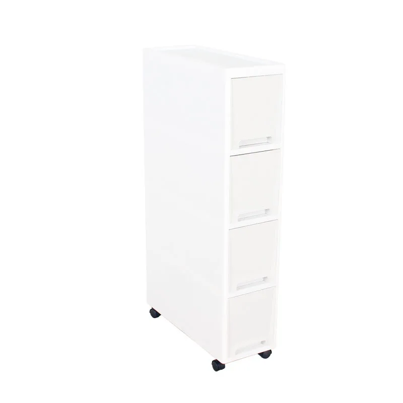 Quilted Storage Cabinet Drawer, Kitchen Slit Rack, Bathroom Refrigerator Side Finishing Locker, Narrow Cabinet, 18cm
