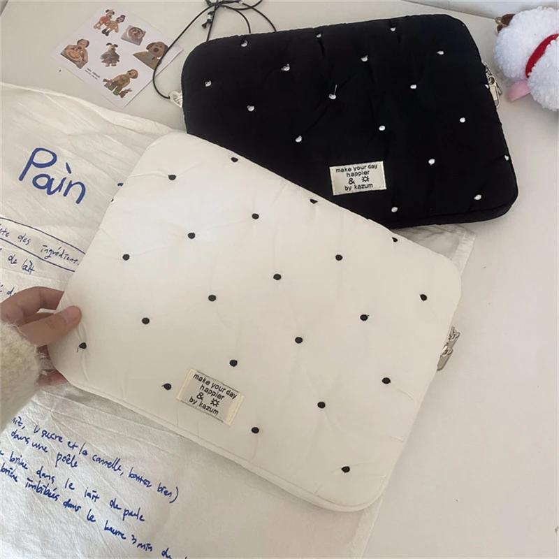 Fall and winter New down cotton liner bag tablet protective sleeve laptop bag Ipad11/13/15 inch