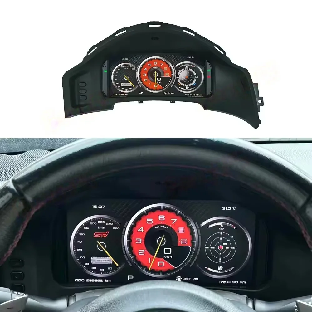 Car Digital Cluster  Android For Toyota 86 Subaru BRZ 2013-2019 Instrument Panel Speedometer VIrtrual Cockpit Car GPS Navi Radio