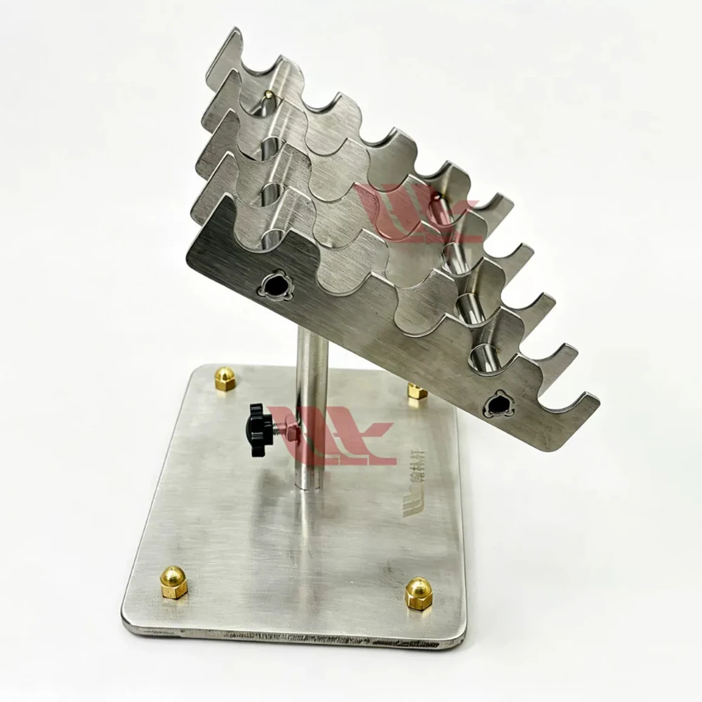 Glass Rod & Tube Preheating Stand – Stainless Steel Adjustable Preheating Rack for Lampworking Torch Work