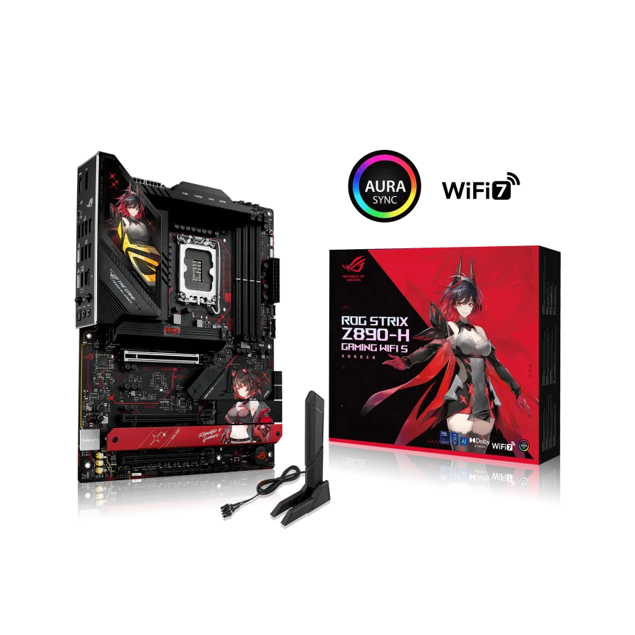 New AS-US ROG STRIX Z890-H GAMING WIFI S DDR5 5G Lan WIFI7 PCIe5.0  LGA 1851 Desktop CPU Ultra 9/7/5 Processor ATX Motherboard