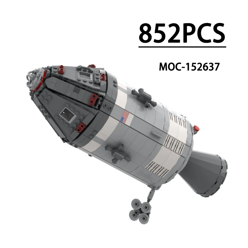 MOC-152637 Modern Lunar Service Module Building Block Set, 852 Pieces, Birthday Toy, Holiday, Christmas, New Year Gift