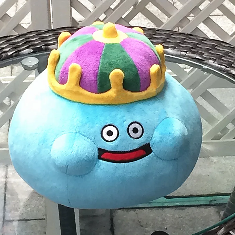 New Cute Game Dragon Quest Metal King Slime Plush Stuffed Doll 22cm Kids Toys Boys Children Gifts