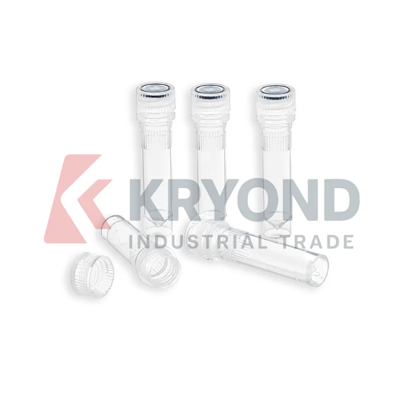 1.5ml Cryo Tube PP Material Silicone Washer Scale Marking 500pcs Pack Laboratory Container Research Use Application Series