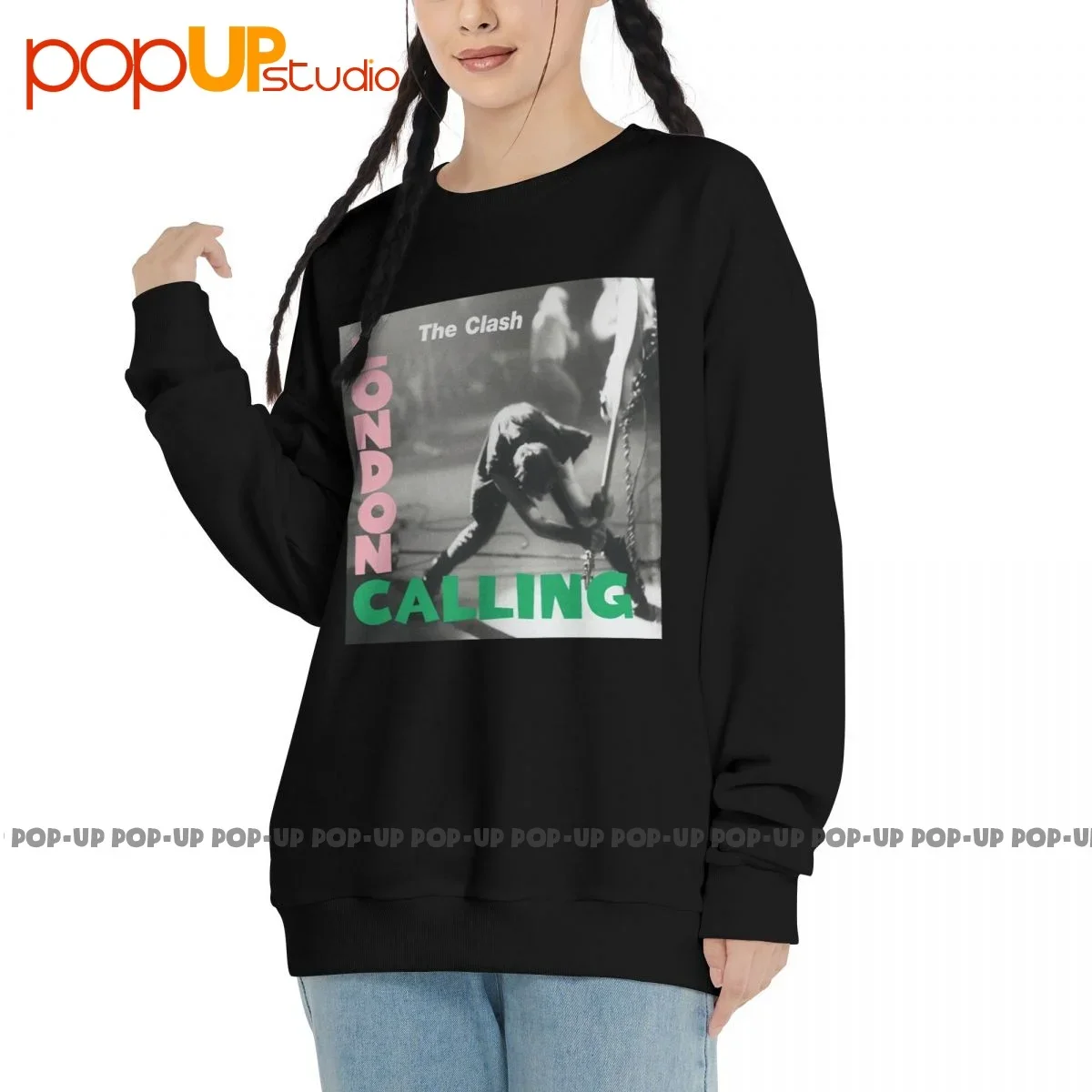 The Clash London Calling Sweatshirt Pullover Shirts Pop Design Premium Best Seller